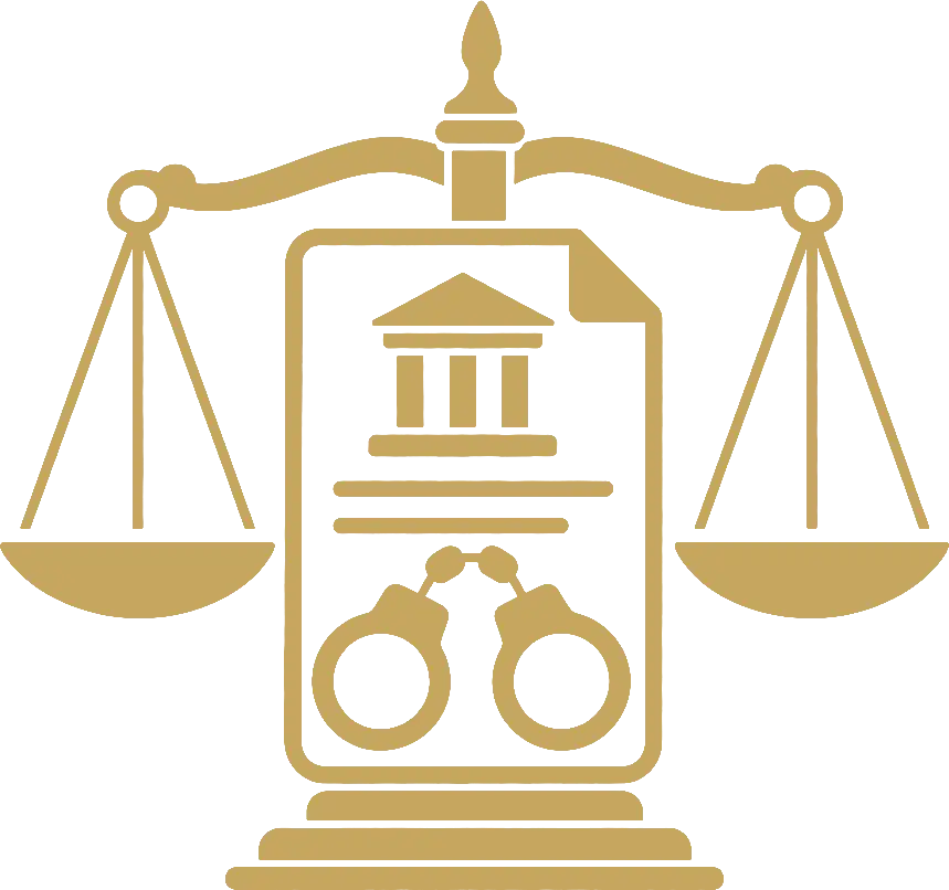Gold scales of justice icon for Maryland Arrest Warrants defense