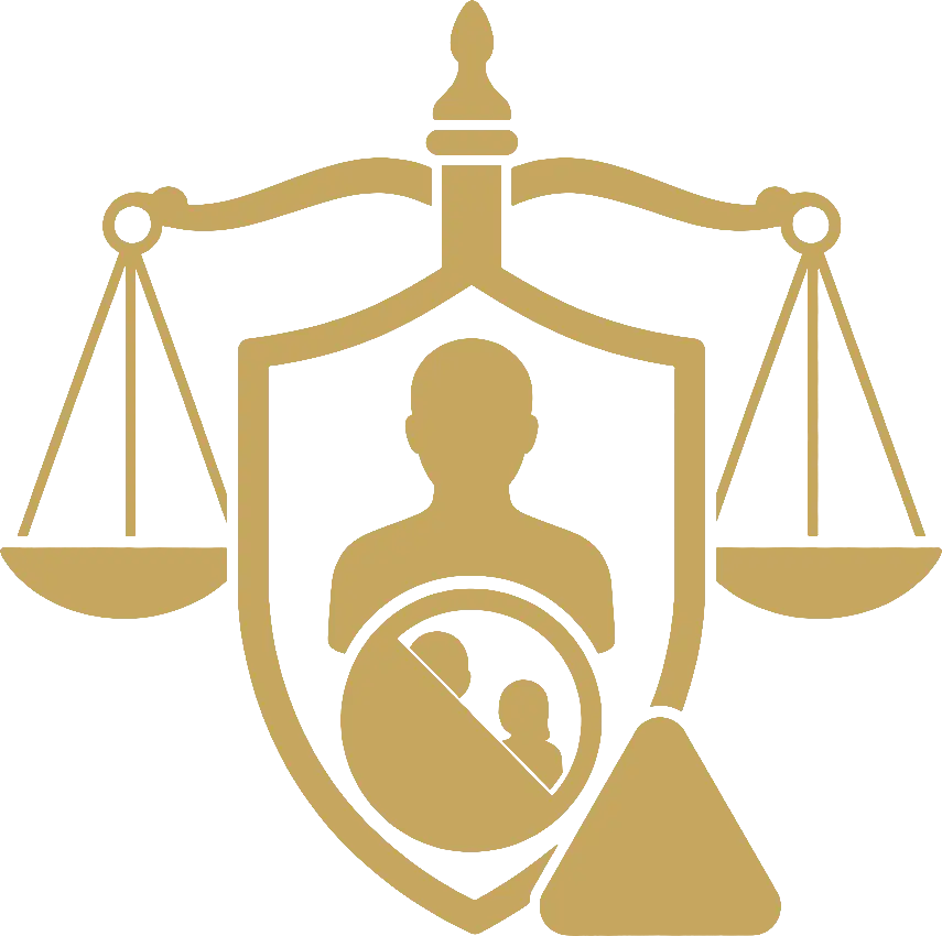 Gold scales of justice icon for Sex Crimes defense